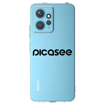 Picasee silikonski prozorni ovitek za Xiaomi Redmi Note 12 4G - Picasee - new logo - black