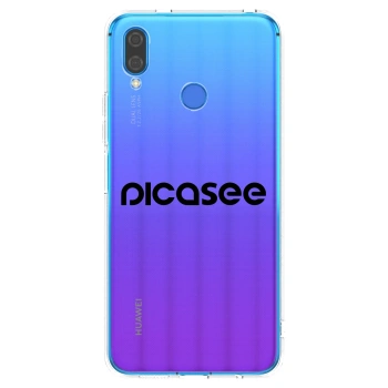 Picasee silikonski prozorni ovitek za Huawei Nova 3i - Picasee - new logo - black