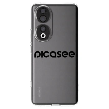 Picasee silikonski prozorni ovitek za Honor 90 5G - Picasee - new logo - black