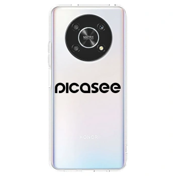 Picasee silikonski prozorni ovitek za Honor Magic4 Lite 5G - Picasee - new logo - black