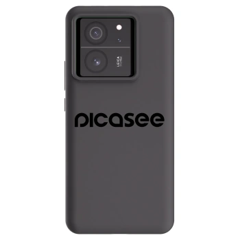 Picasee silikonski črni ovitek za Xiaomi 13T Pro - Picasee - new logo - black