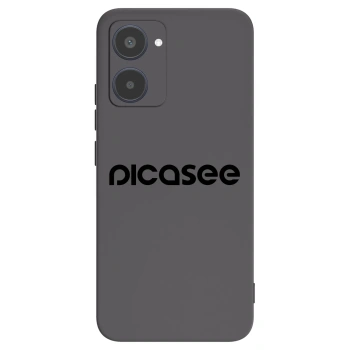 Picasee silikonski črni ovitek za Realme 10 4G - Picasee - new logo - black