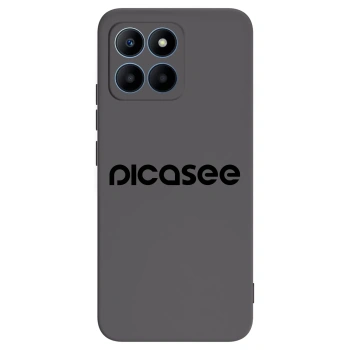 Picasee silikonski črni ovitek za Honor 70 Lite - Picasee - new logo - black
