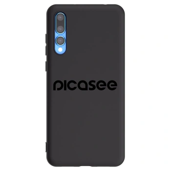 Picasee silikonski črni ovitek za Huawei P20 Pro - Picasee - new logo - black