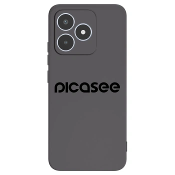 Picasee silikonski črni ovitek za Realme C53 - Picasee - new logo - black