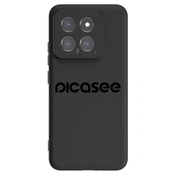 Picasee silikonski črni ovitek za Xiaomi 14 - Picasee - new logo - black