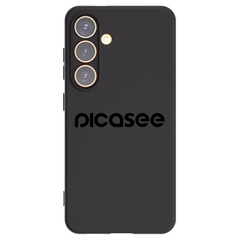 Picasee silikonski črni ovitek za Samsung Galaxy S24 S921B 5G - Picasee - new logo - black