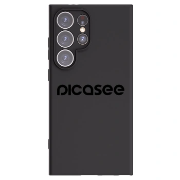 Picasee silikonski črni ovitek za Samsung Galaxy S24 Ultra S928B 5G - Picasee - new logo - black