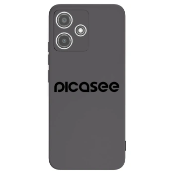 Picasee silikonski črni ovitek za Xiaomi Redmi 12 5G - Picasee - new logo - black