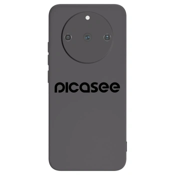 Picasee silikonski črni ovitek za Realme 11 Pro+ - Picasee - new logo - black