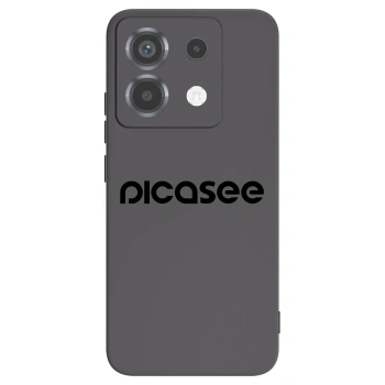 Picasee silikonski črni ovitek za Xiaomi Poco X6 - Picasee - new logo - black