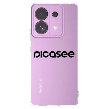 Picasee silikonski prozorni ovitek za Xiaomi Redmi Note 13 Pro 5G - Picasee - new logo - black
