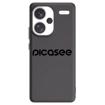 Picasee silikonski črni ovitek za Xiaomi Redmi Note 13 Pro+ 5G - Picasee - new logo - black