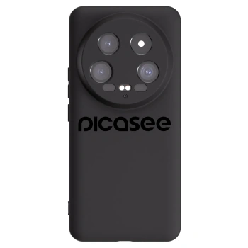 Picasee silikonski črni ovitek za Xiaomi 14 Ultra - Picasee - new logo - black