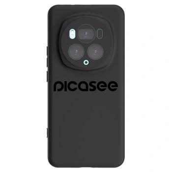Picasee silikonski črni ovitek za Honor Magic6 Pro - Picasee - new logo - black