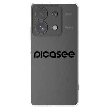 Picasee silikonski prozorni ovitek za Xiaomi Redmi Note 13 Pro 4G - Picasee - new logo - black