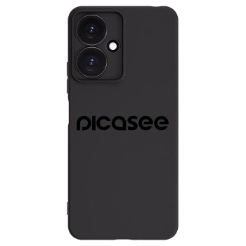 Picasee silikonski črni ovitek za Xiaomi Redmi 13C 5G - Picasee - new logo - black
