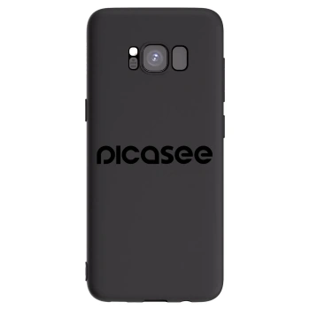 Picasee silikonski črni ovitek za Samsung Galaxy S8 G950F - Picasee - new logo - black
