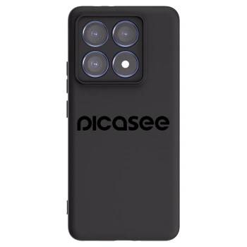 Picasee silikonski črni ovitek za Xiaomi 14T Pro - Picasee - new logo - black