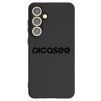 Picasee silikonski črni ovitek za Samsung Galaxy S24 FE S721B - Picasee - new logo - black
