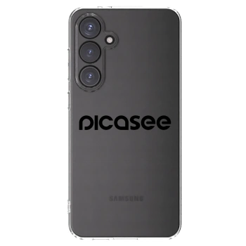 Picasee silikonski prozorni ovitek za Samsung Galaxy S24 FE S721B - Picasee - new logo - black