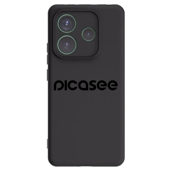 Picasee silikonski črni ovitek za Xiaomi Redmi Note 14 5G - Picasee - new logo - black