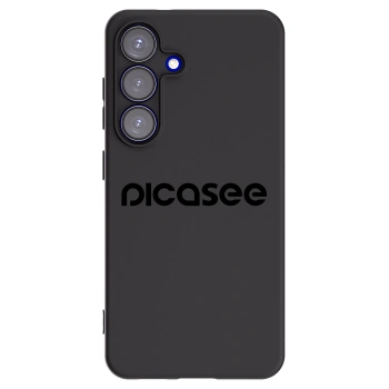 Picasee silikonski črni ovitek za Samsung Galaxy S25 5G - Picasee - new logo - black