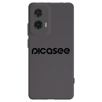 Picasee silikonski črni ovitek za Motorola Moto G35 5G - Picasee - new logo - black