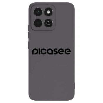 Picasee silikonski črni ovitek za Honor 200 Smart 5G - Picasee - new logo - black
