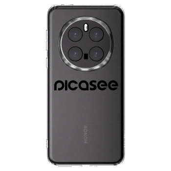 Picasee silikonski prozorni ovitek za Honor Magic7 Pro 5G - Picasee - new logo - black