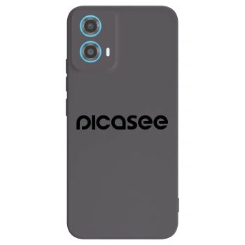Picasee silikonski črni ovitek za Motorola Moto G34 5G - Picasee - new logo - black