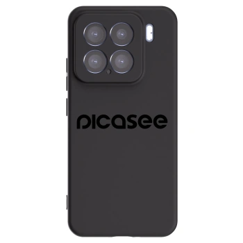 Picasee silikonski črni ovitek za Xiaomi 15 - Picasee - new logo - black