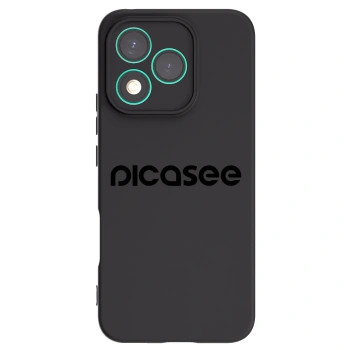 Picasee silikonski črni ovitek za Honor 400 Lite 5G - Picasee - new logo - black
