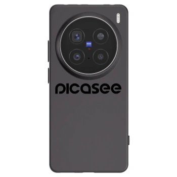 Picasee silikonski črni ovitek za Vivo X200 Pro - Picasee - new logo - black