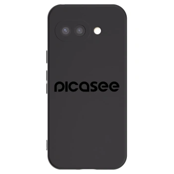 Picasee silikonski črni ovitek za Google Pixel 9a - Picasee - new logo - black