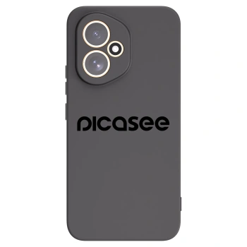 Picasee silikonski črni ovitek za Honor 400 5G - Picasee - new logo - black