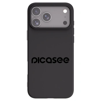 Picasee silikonski črni ovitek za Apple iPhone 17 Pro Max - Picasee - new logo - black