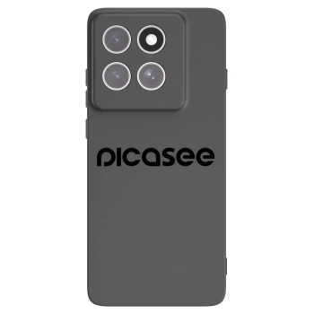 Picasee silikonski črni ovitek za Motorola Edge 60 Pro - Picasee - new logo - black