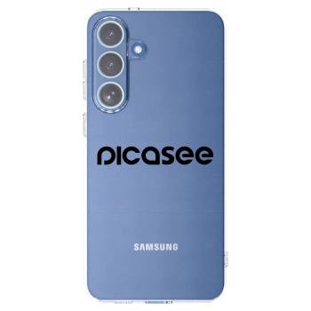 Picasee silikonski prozorni ovitek za Samsung Galaxy S25 FE 5G - Picasee - new logo - black