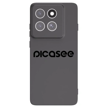 Picasee silikonski črni ovitek za Motorola Edge 60 Fusion - Picasee - new logo - black