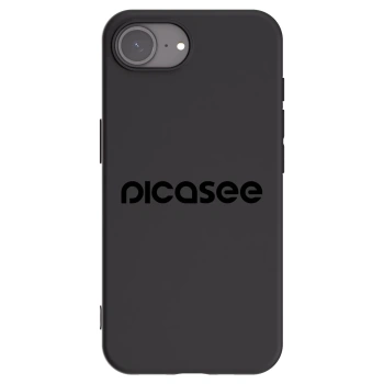 Picasee silikonski črni ovitek za Apple iPhone 17e - Picasee - new logo - black