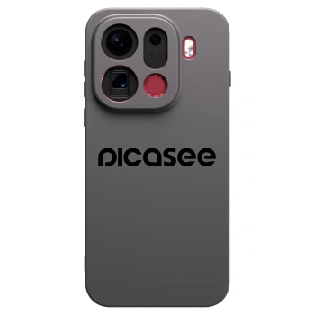 Picasee silikonski črni ovitek za OPPO Find X9 Pro - Picasee - new logo - black