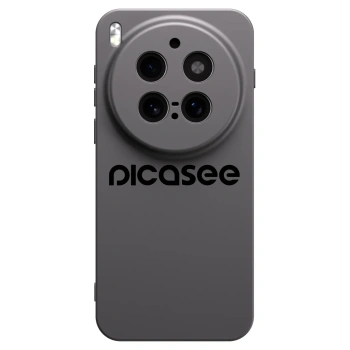 Picasee silikonski črni ovitek za Vivo X300 Pro - Picasee - new logo - black