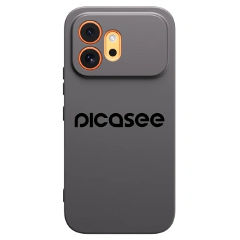 Picasee silikonski črni ovitek za Honor 600 - Picasee - new logo - black
