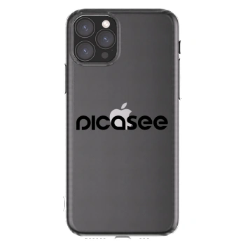 Picasee silikonski prozorni ovitek za Apple iPhone 11 Pro - Picasee - new logo - black
