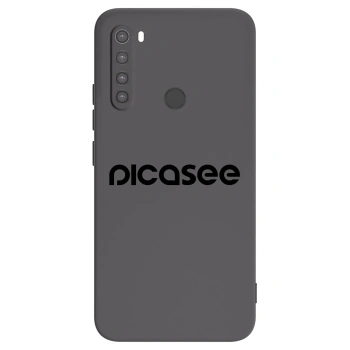 Picasee silikonski črni ovitek za Xiaomi Redmi Note 8 - Picasee - new logo - black