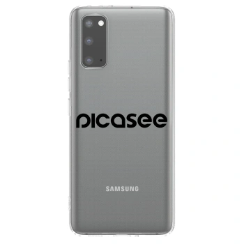 Picasee silikonski prozorni ovitek za Samsung Galaxy S20 G980F - Picasee - new logo - black