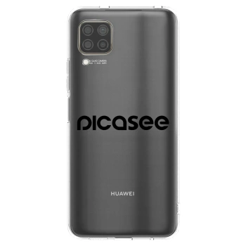 Picasee silikonski prozorni ovitek za Huawei P40 Lite - Picasee - new logo - black