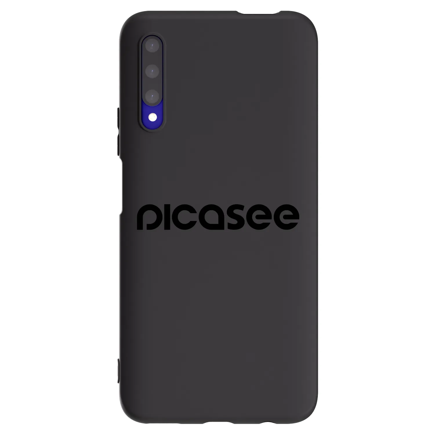 Picasee silikonski črni ovitek za Honor 9X Pro - Picasee - new logo - black