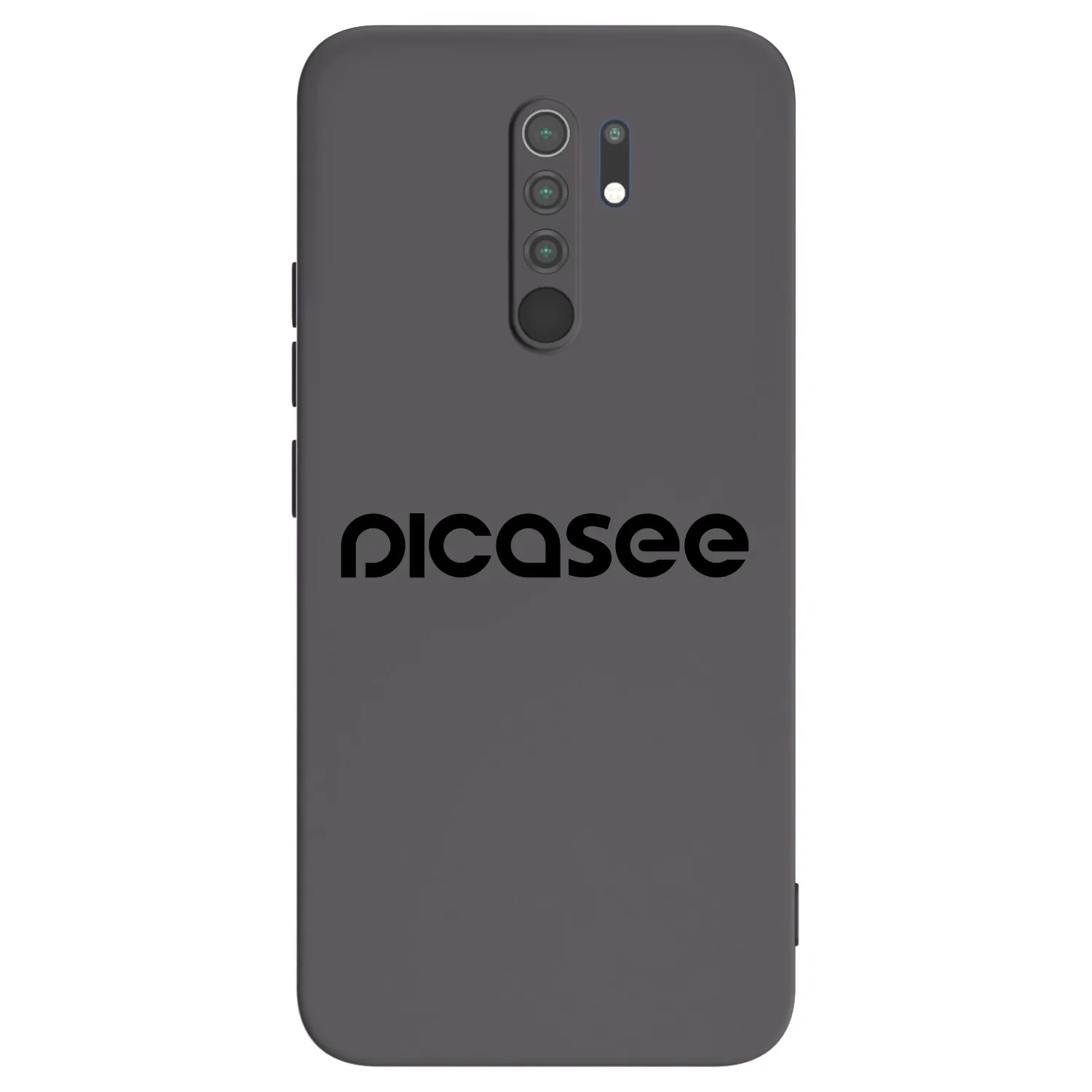 Picasee silikonski črni ovitek za Xiaomi Redmi 9 - Picasee - new logo - black